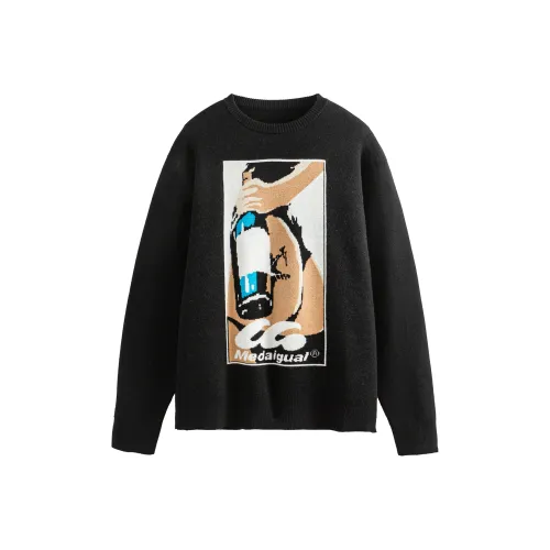 ME DA IGUAL Черный Унисекс Трикотаж