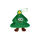 Зеленый плюшевый украшение в виде рождественской елки