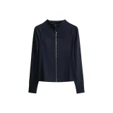 Темно-синий с длинными рукавами