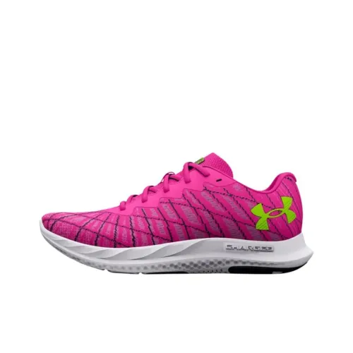 Under Armour Charged Breeze 2 Беговые кроссовки Женские Розовые Белые