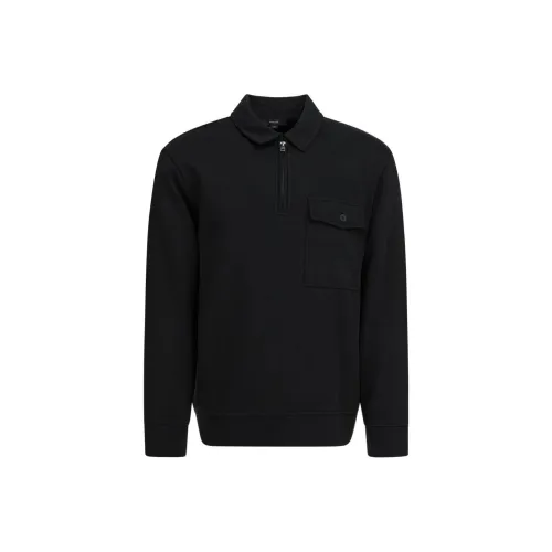 VINCE Мужская черная поло