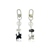 Котенок любит есть Рыбка Украшение (1 пара)