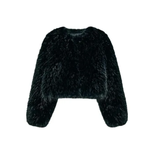 ZARA Collaboration ZW Series Бархат Feel Пальто Женское