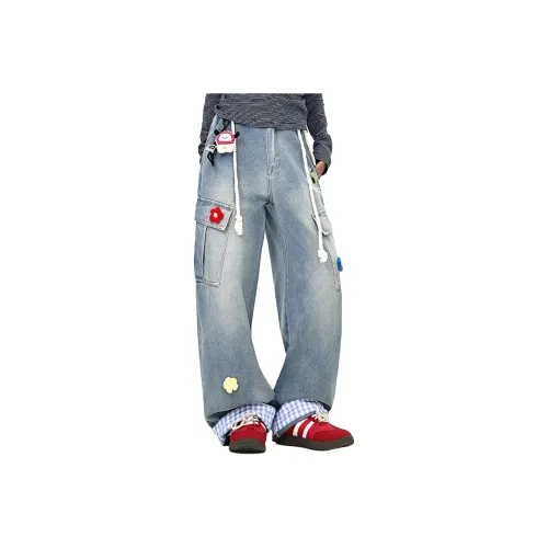 PANDA ADEVIL Унисекс Джинсы