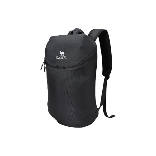 CAMEL Polyester Outdoor Backpack Regular Unisex Black Верблюжий цвет Полиэстер На открытом воздухе Рюкзак Обычный Унисекс Черный
