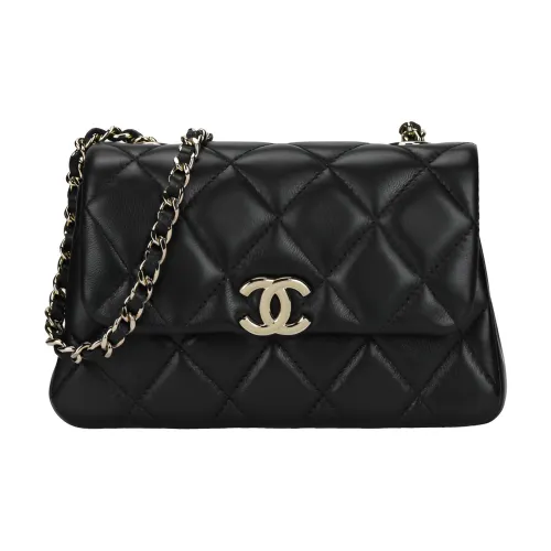 CHANEL Кожа Сумка через плечо Сумка на плечо Женская Черная