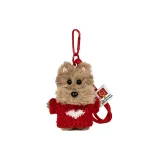 Красный свитер + коричневый вестерхайленд