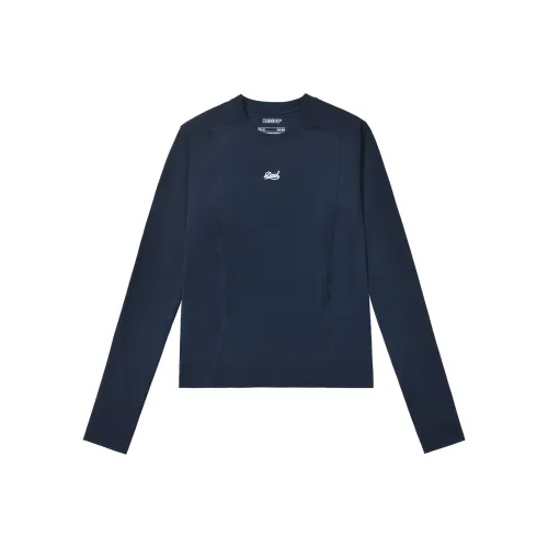 DSU Длинный рукав Т-рубашка Темно-синий