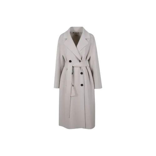'S MAX MARA Light Gray Women's Coat 'S MAX MARA Светло-серый Женский Пальто