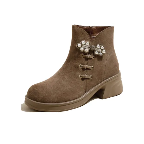 Ouumeis Ботильоны 5 см Женские