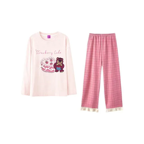 Disney Светло-розовый женский пижамный комплект