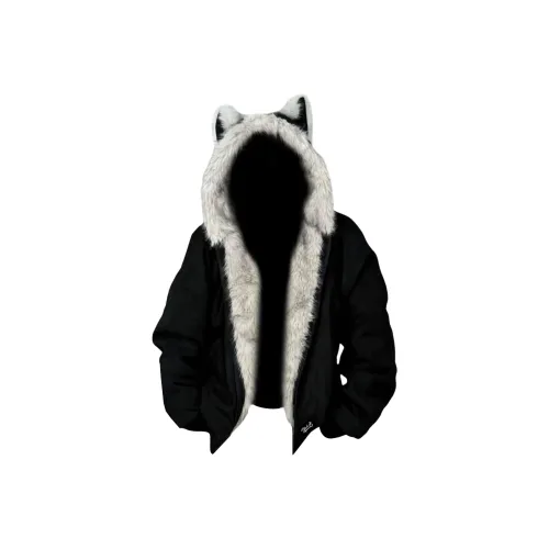 BLACK AT x [QIBINGXIEMIANYI] Пуховая куртка Унисекс