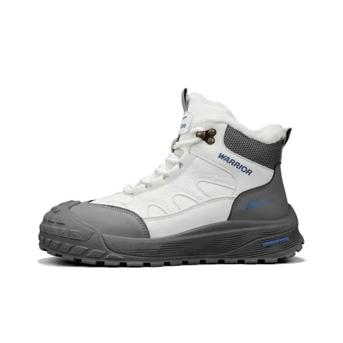 Warrior Альпинистские и туристические ботинки High Top Серый Бежевый с флисовой подкладкой Мужской
