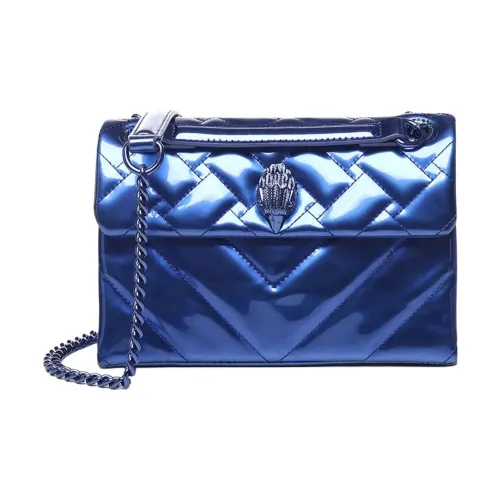 Kurt Geiger London Сумка через плечо из кожи женская синяя