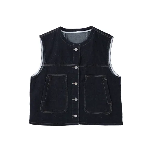 Cypress House Темно-синие женские жилеты