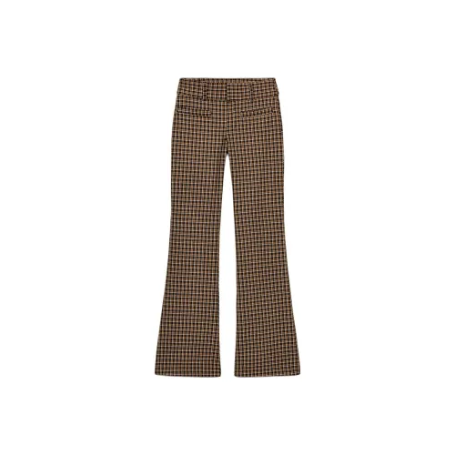 ZARA Collaboration Коричневые Женские Повседневные Брюки