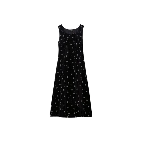 OUNIXUE Без рукавов Платье Женское