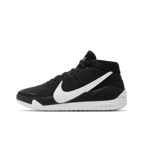Nike KD 13 KD 13 TB Promo Shock Absorbers Slip Resistant Abrasion Resistant MID Топ Баскетбольные кроссовки Мужской Черный белый