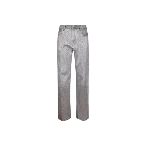 HAIKURE Серебристо-серый Женские Джинсы