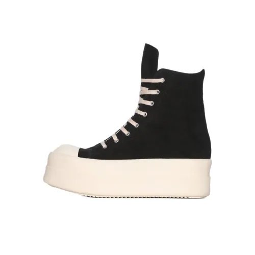 Rick Owens DRKSHDW Высокие кроссовки для скейтбординга женские черные