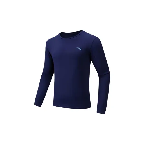 ANTA SUPERSTORE Зеленый Фиолетовый Синий Мужские Термофутболки