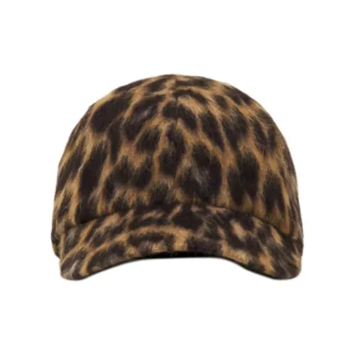 Lanvin Ткани вязаные Нейлон Кепки Мужской Черный коричневый