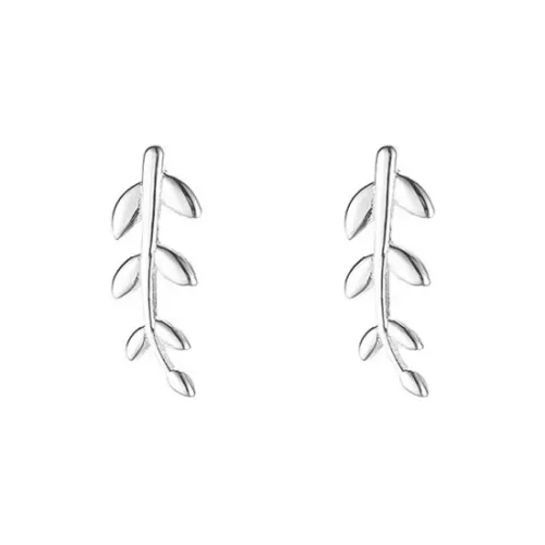 WuliHead Alloy Silver S925 Pin Stud Earrings Women's