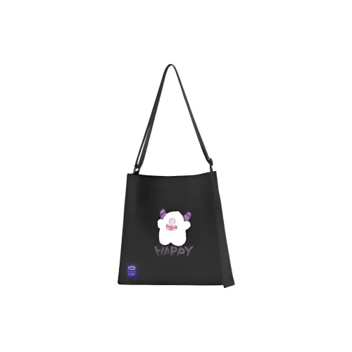 ElevethSign Полиэстер Сумка через плечо Женская Big Horned Monster Черная