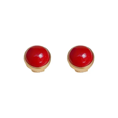 BONAS Copper Stud Earrings Women's BONAS Медные серьги-гвоздики женские