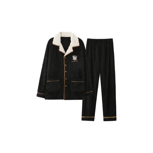 MADALLO Черный Мужской Пижамный Комплект