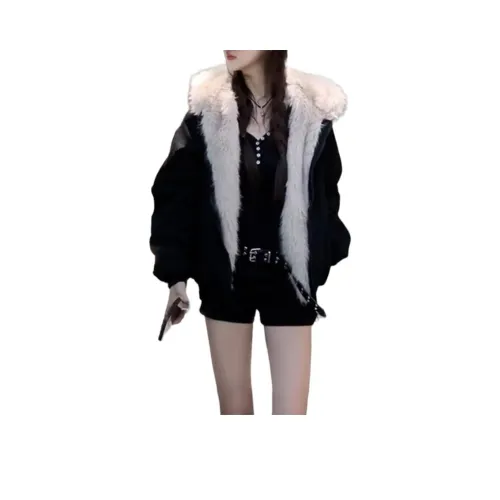 BQERTY Черный Женские пуховики