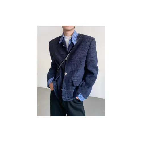 AMBER LIGHT Темно-синий Синий Унисекс Куртки