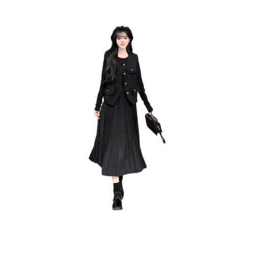 TENNE GIRL Длинное платье с длинными рукавами женское