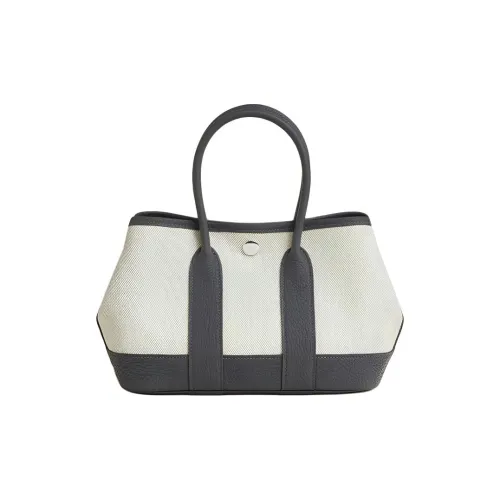 HERMES NEO GARDEN 23 HViking Холст Садовая Сумка Мини Женская Светлый Бежевый Ледниковый Синий Темный Сланцевый Серый