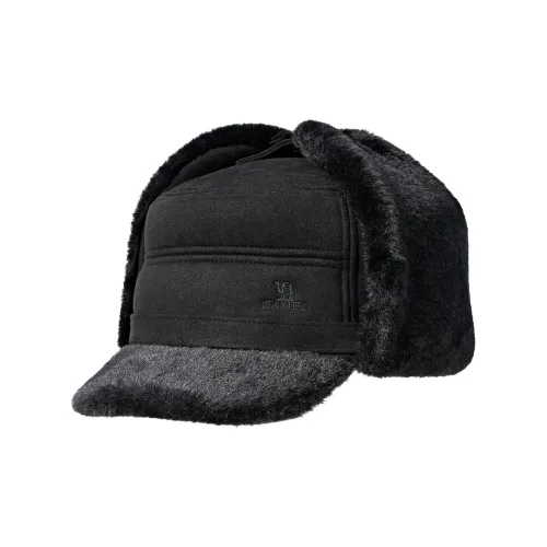 Верблюжий цвет полиэстер шапки-ушанки унисекс