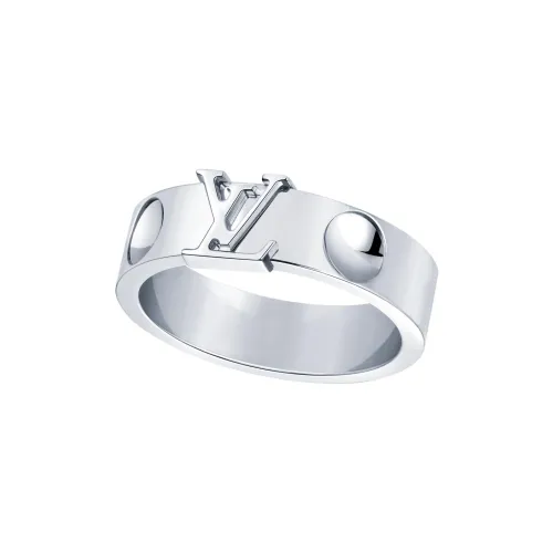 LOUIS VUITTON Empreinte Series Белое золото 750 1000 Кольца Унисекс Серебряный