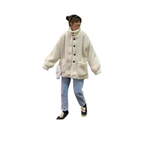 Bejirog Вельвет Feel Пальто Женское Абрикос