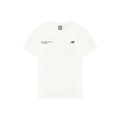 New Balance совместная футболка T Мужская Айвори Белый