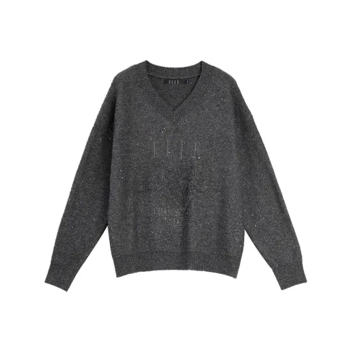 ELLE Средне-серый Женские Свитера