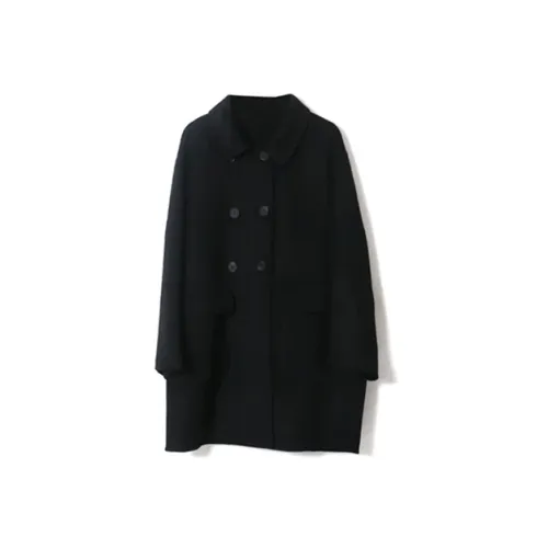 POWXV Черное Женское Пальто