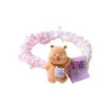 Фиолетовая резинка для волос с градиентным дизайном