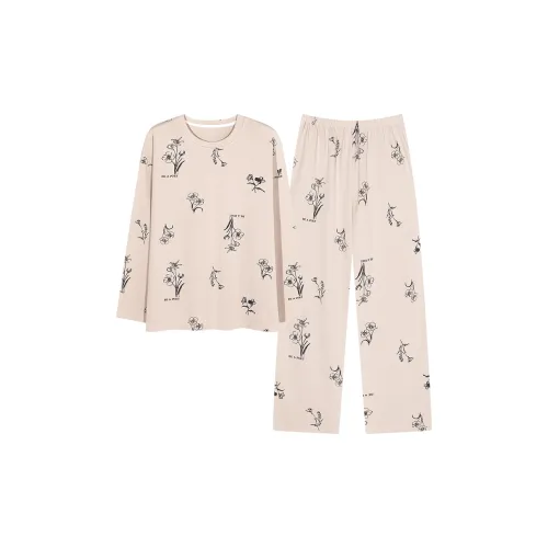 MADALLO Khaki Женские Пижамные Комплекты