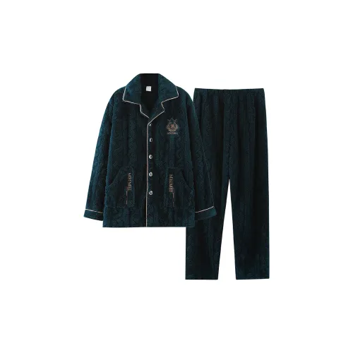 MADALLO Зеленый Мужской Пижамный Комплект