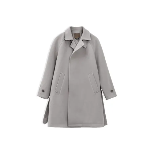 MADEN Белый Серый Унисекс Пальто