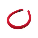 Красный ободок с бантом