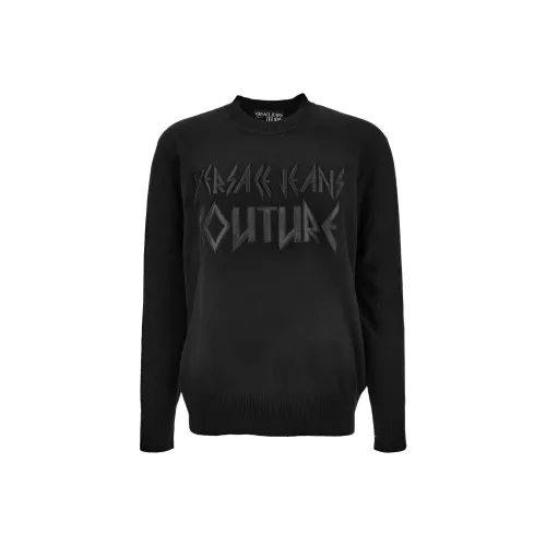 VERSACE Мужские черные свитшоты