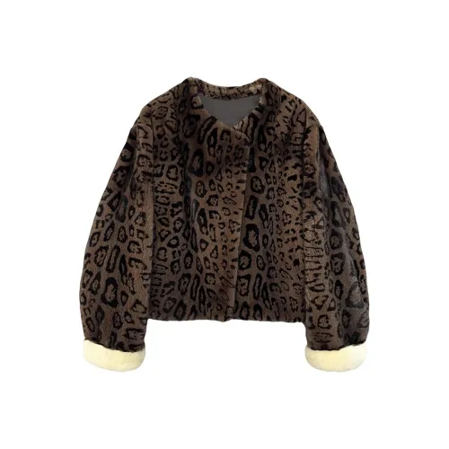 OURUOKE Бархат Feel Пальто Женское