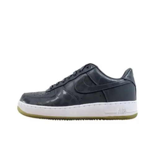 Nike Air Force 1 Comfort Премиум QS Амортизация Износостойкий Низкий Топ Скейтборд Кроссовки Унисекс Черный