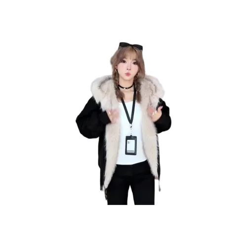 SHEXIU Черный Унисекс Пуховики