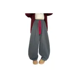 Чёрные меланжевые серые штаны